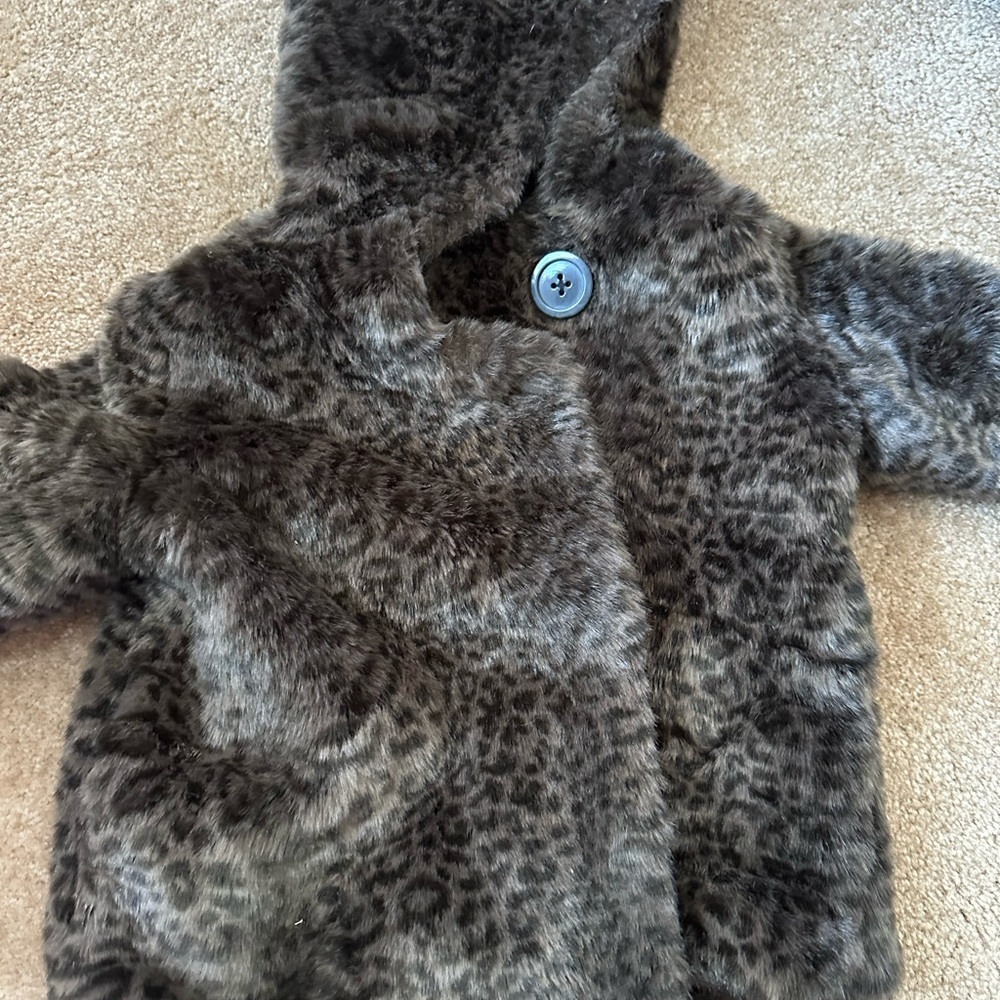 Gap Girls 4t Faux Fur Coat